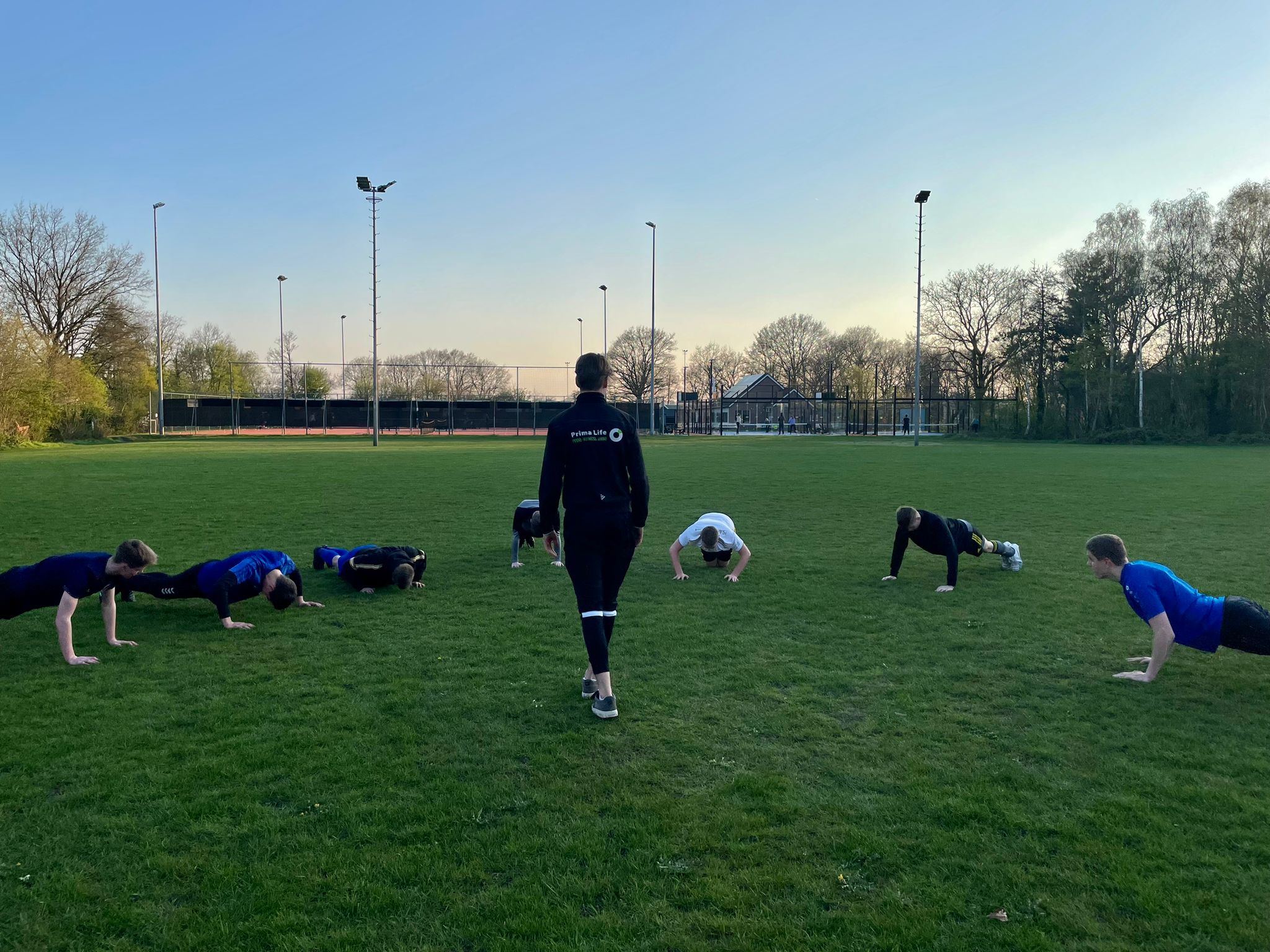 Training Prima Life Fysiotherapie voor JO15 & JO17