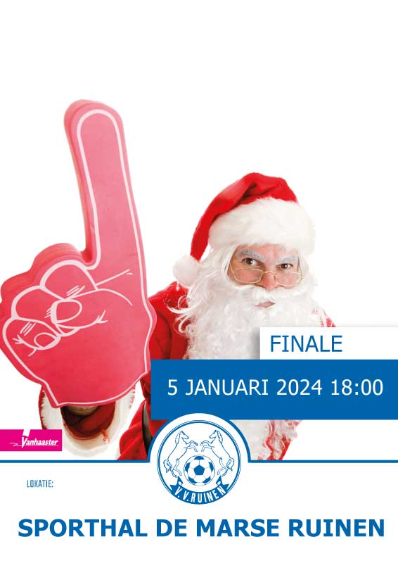 Finale programma kerstzaaltoernooi 2023-2024